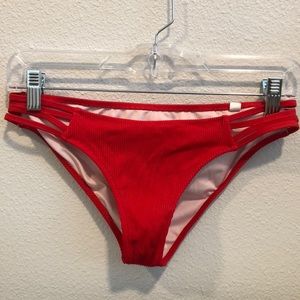 Red shade & shore bikini bottoms